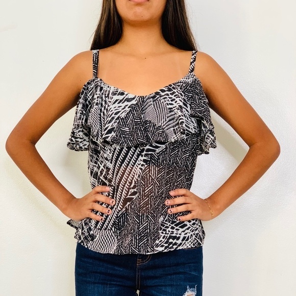 Layered V-Neck Blouse - Picture 1 of 4